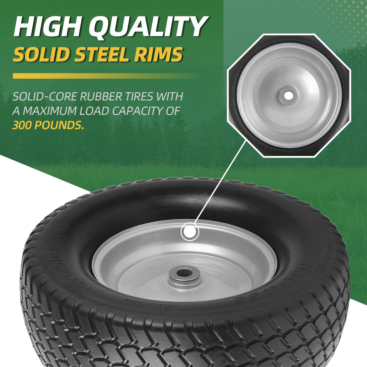 AR-PRO offset hub of 3 inches enables stable mounting.