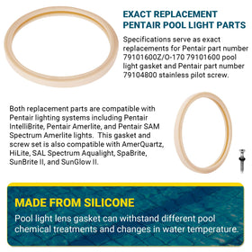 AR-PRO OEM replacement parts for Pentair lights offer reliable compatibility.