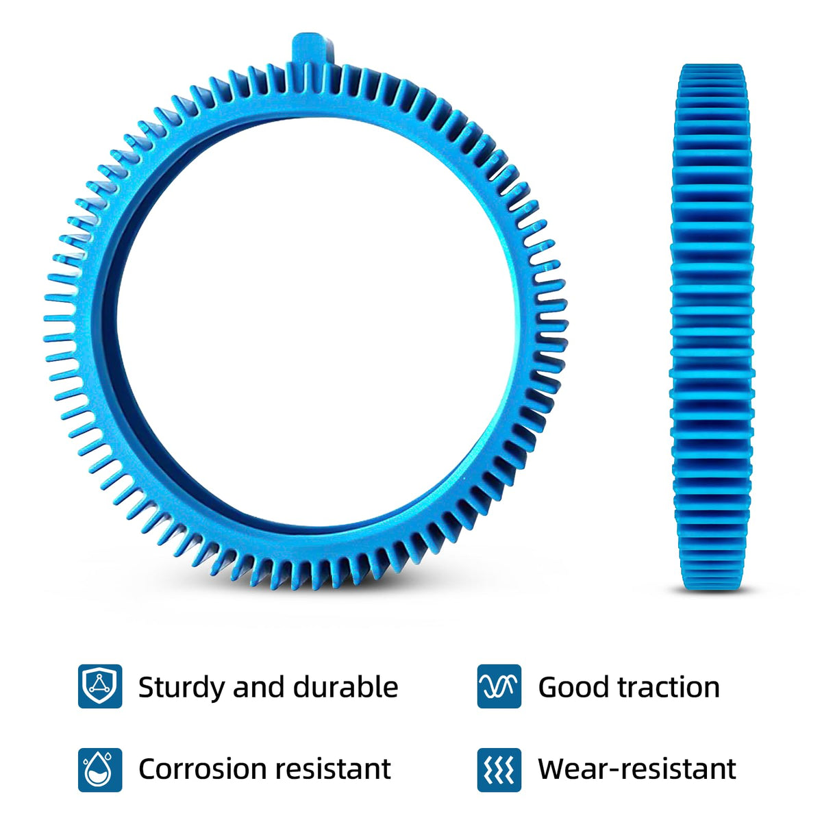 AR-PRO tires fit Poolvergnuegen and Hayward models for quick DIY replacements.