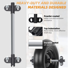 AR-PRO powder coated finish on brackets provides rust resistance for outdoor projects.
