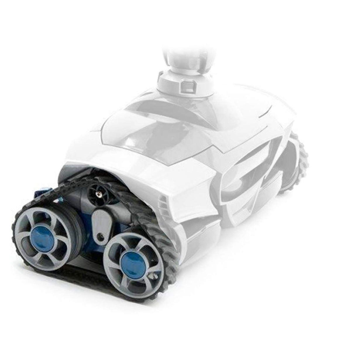 AR-PRO heavy-duty rubber track delivers lasting durability for pool cleaning.