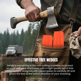 AR-PRO six felling dogs stabilize the tree during felling.