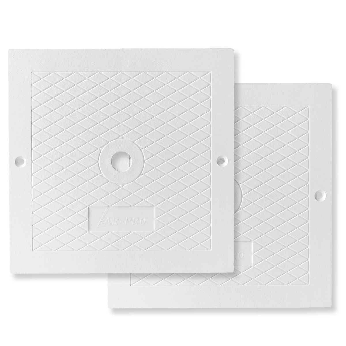 AR-PRO skimmer lid 2-pack ready for quick, hassle-free replacement.