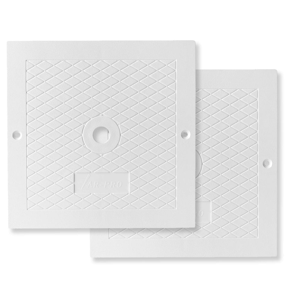 AR-PRO skimmer lid 2-pack ready for quick, hassle-free replacement.