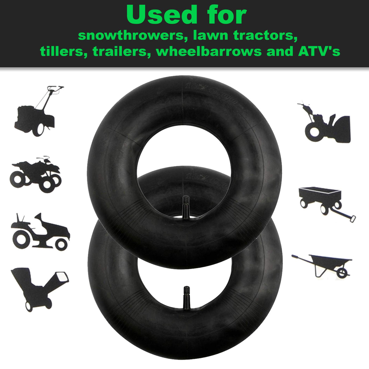 AR-PRO thick butyl rubber inner tube cushions bumps for a smoother ride.