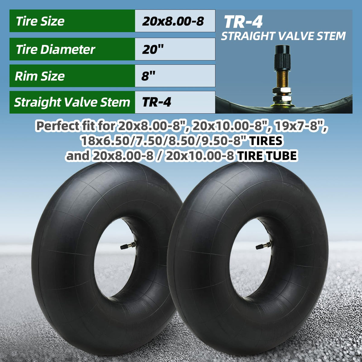 AR-PRO TR4 straight valve close-up for reliable inflation.