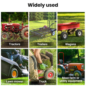 AR-PRO 6-00-16 inner tube on a tractor tire for reliable field use.