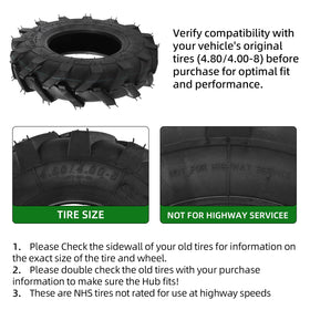 AR-PRO tubeless tires packaged for easy replacement.