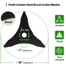 AR-PRO washers included ensure stable blade attachment.