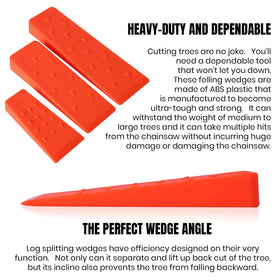 AR-PRO wedges in 5.5, 8, 10 inches for varying trunks.