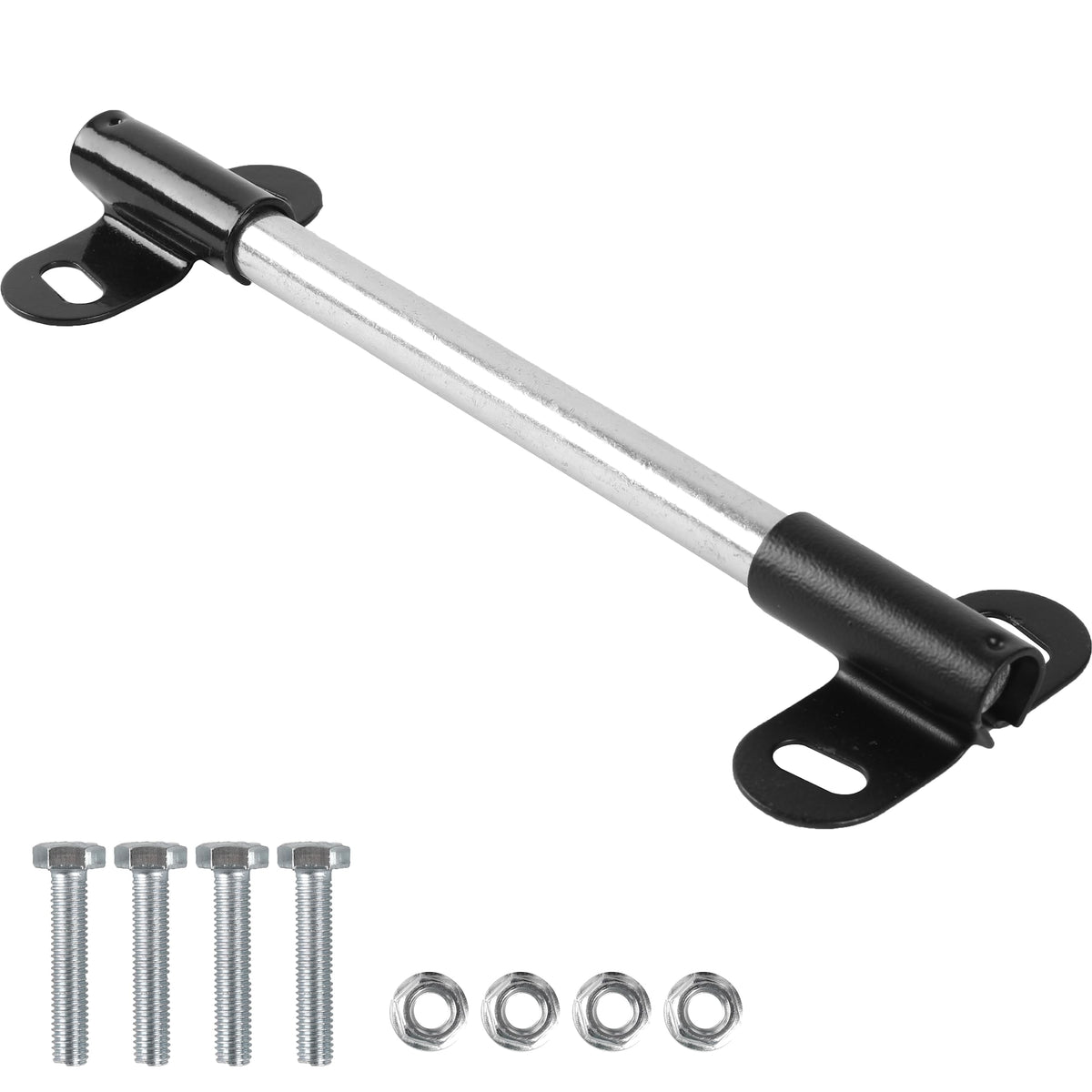AR-PRO wheelbarrow axle bracket set kit demonstrates a complete, sturdy solution for yard tasks.