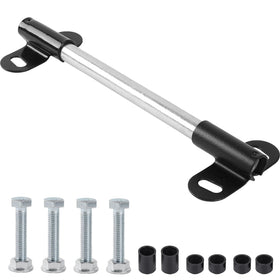 AR-PRO wheelbarrow bracket set with top stoppers for secure axle fit