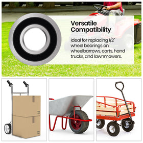 AR-PRO wheelbarrow bearing compatibility for common yard tools