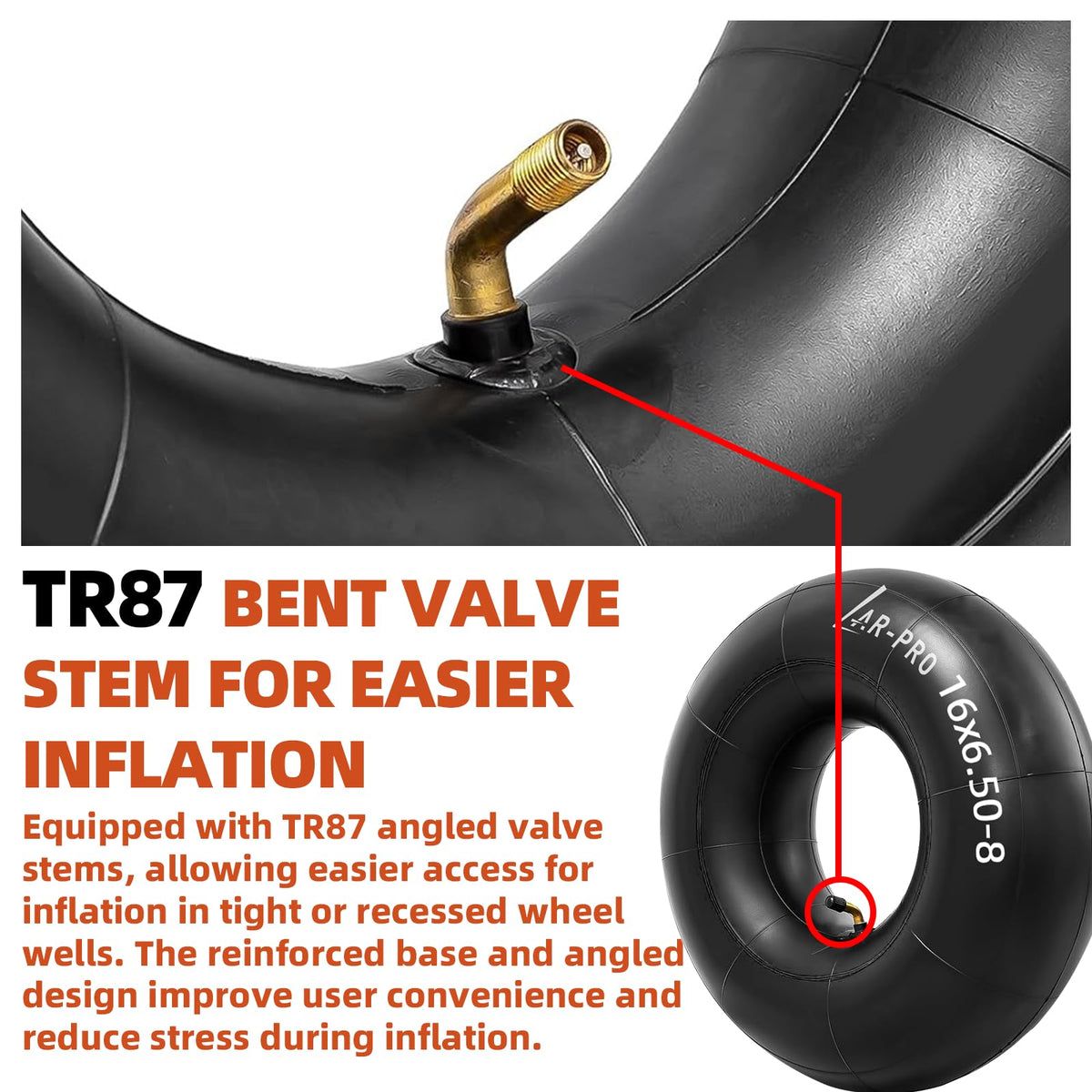 AR-PRO wheelbarrow and go-kart compatibility inner tube