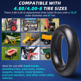 AR-PRO 4.80/4.00-8 inner tube fits generators and other light equipment.