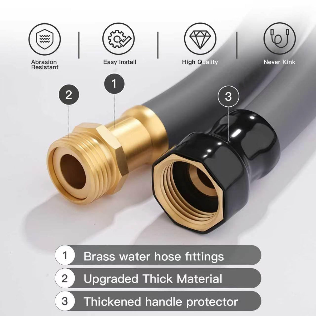 Rubber hose from ARBUTUS showcases kink resistance and flexibility