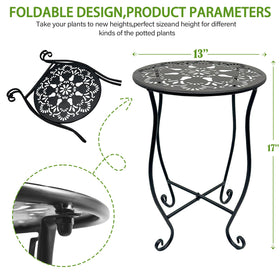 Arbuxzuy rustproof coating round table ready for weather exposure