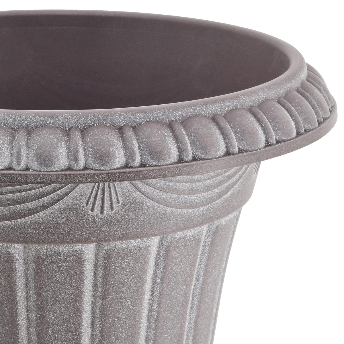 Arcadia Classic urn interior opening shows spacious planting area.