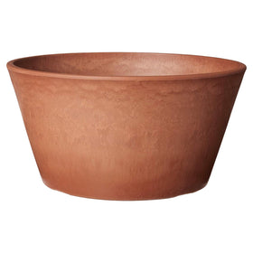 Arcadia PSW 10in bulb pan in terra cotta, drillable drainage for versatile planting.
