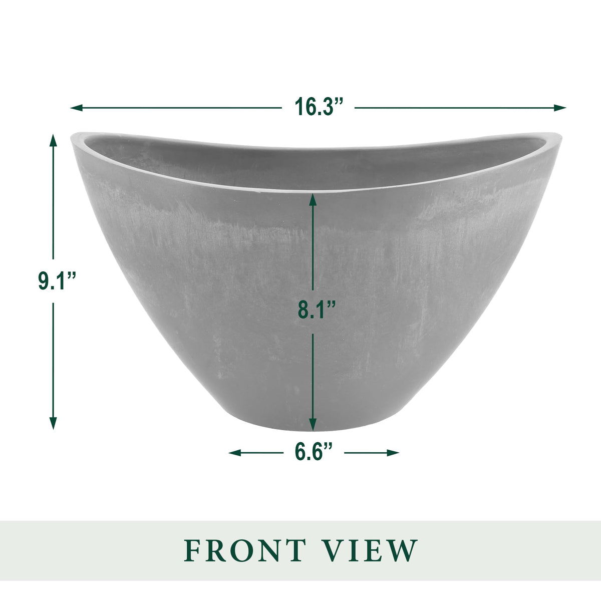 Lightweight and durable planter suitable for patios and interiors