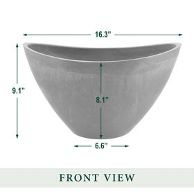 Lightweight and durable planter suitable for patios and interiors