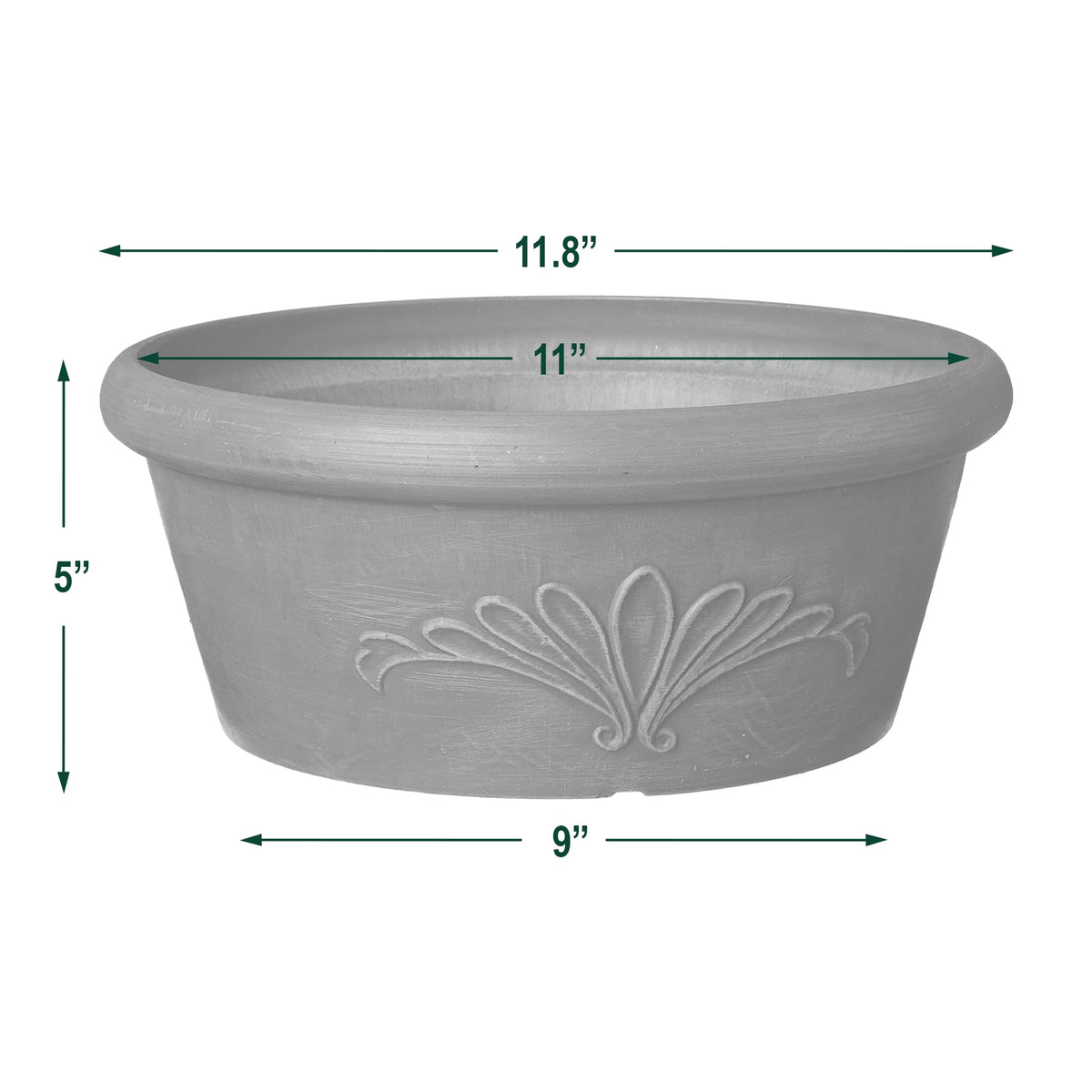 Arcadia PSW TA30TC durable pot made of recycled materials for outdoor use
