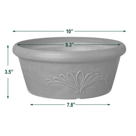 Arcadia PSW TA25TC raised floral embellishment suits fairy gardens.