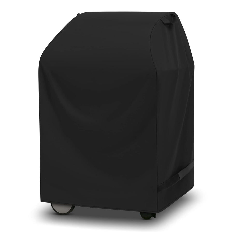 Arcedo 32in grill cover fits 2-burner grills, protects from rain and dust.