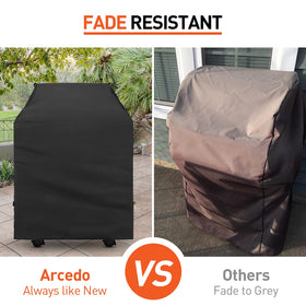 Arcedo fade-resistant UV fabric maintains color outdoors for longer.