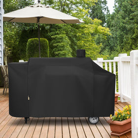 Arcedo outdoor grill cover provides all-weather protection for pellet and gas combos