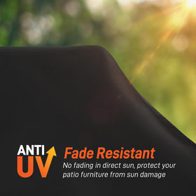 Arcedo windproof design with drawstring secures the cover on breezy days.