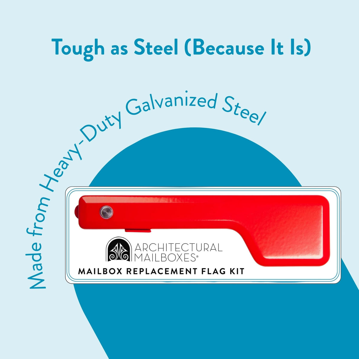 Architectural Mailboxes ready-to-install flag simplifies curbside upgrades.
