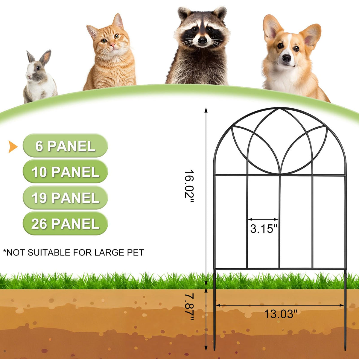 Arcticbird no-dig fence feet assembly for quick setup