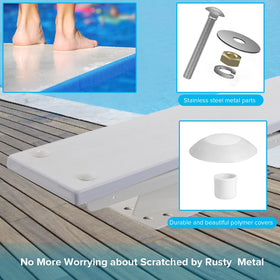ArcViar diving board bolt kit rubber mounting washers dampen noise and vibration