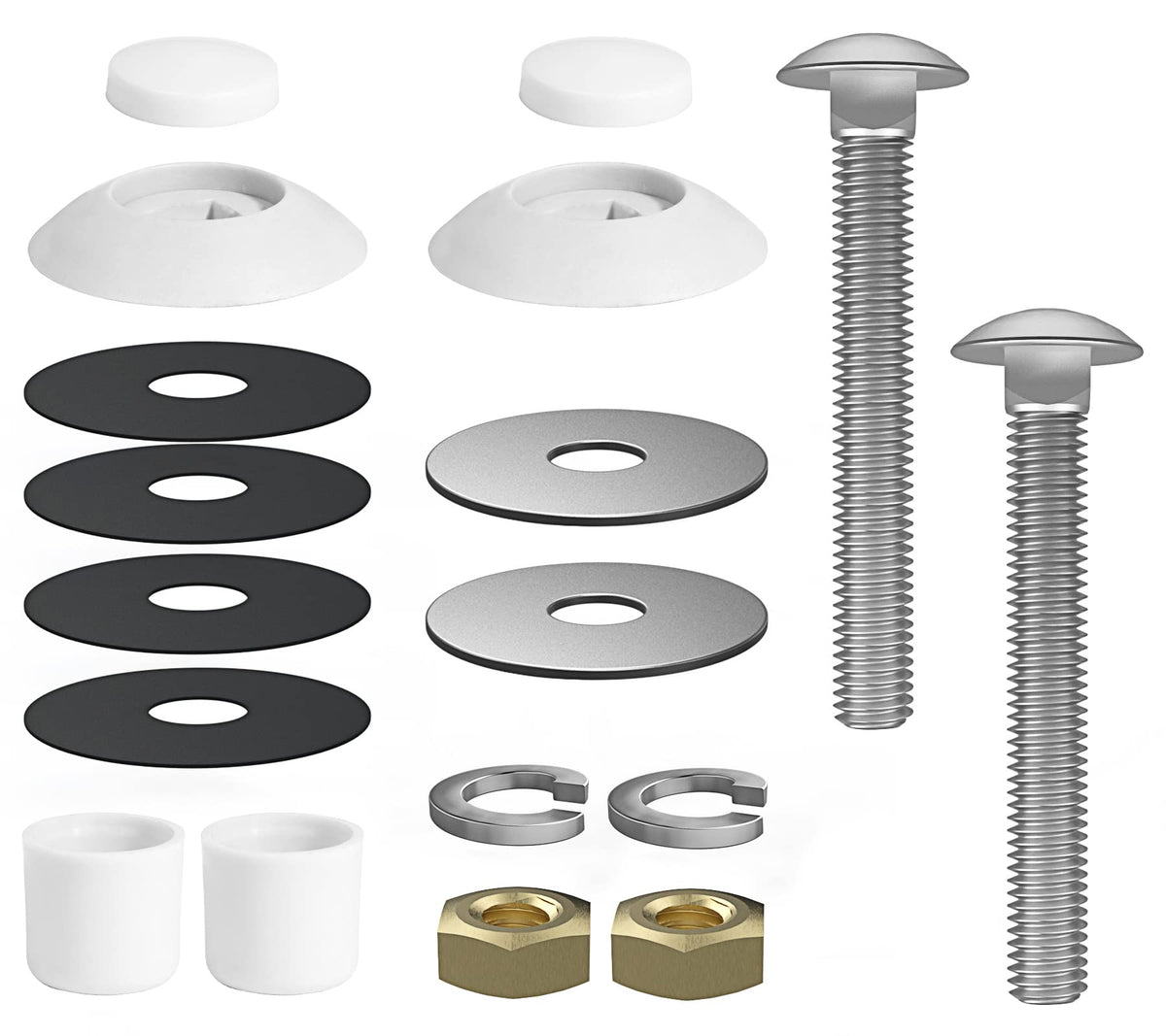 ArcViar diving board bolt kit two-hole installation for secure pool setup