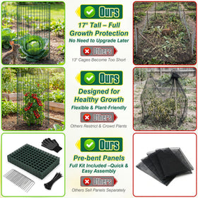ArdeFentium 36-piece kit enables building multiple cages for flexible protection.