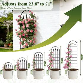 ArdeFentium easy-screw assembly trellis simplifies setup.