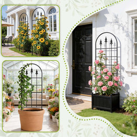 ArdeFentium freestanding or wall-leaned setup fits pots and patios.