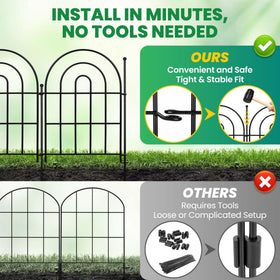 ArdeFentium fence panel adapts to curved or straight layouts across yard spaces.
