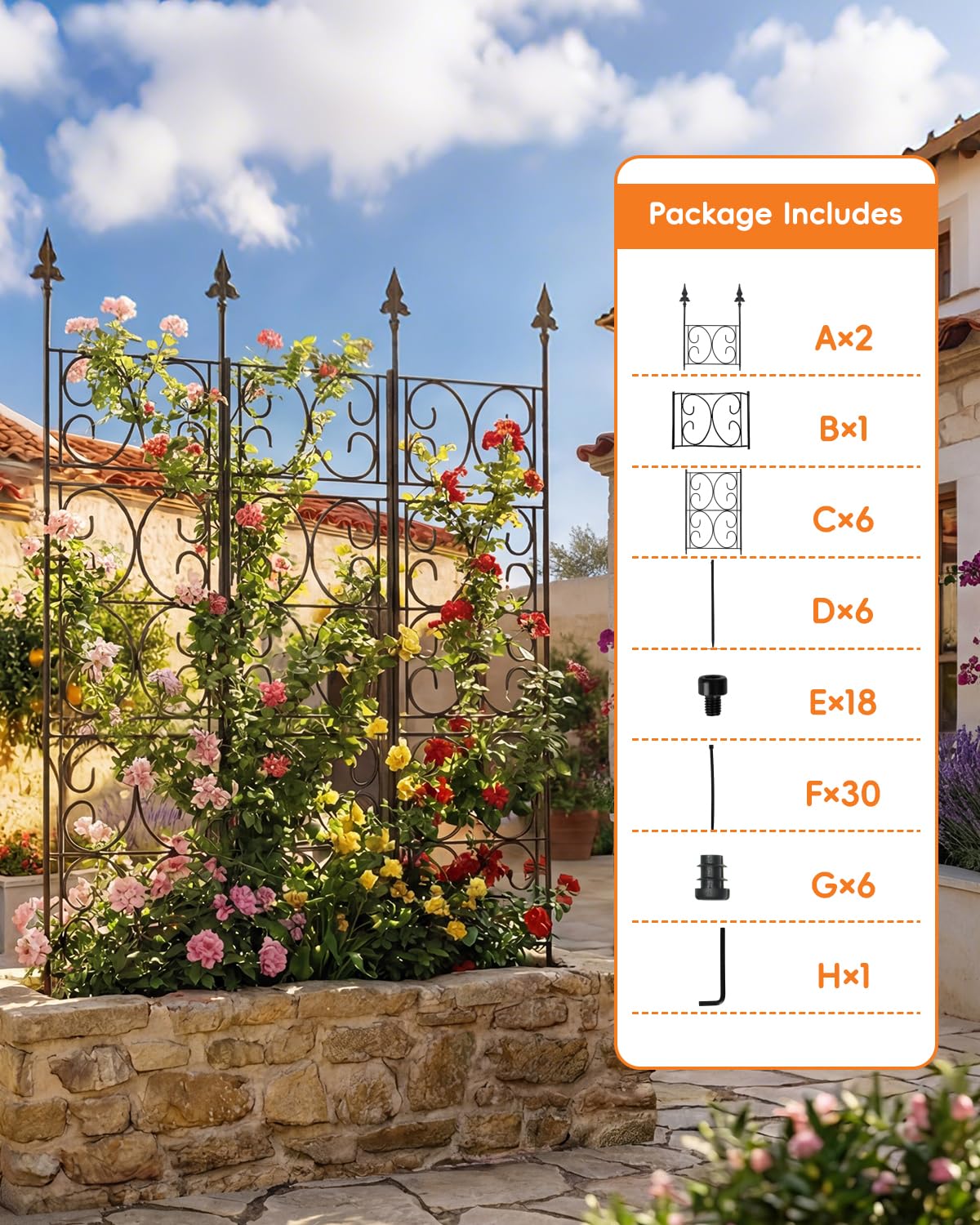 ArdeFentium living-wall garden trellis shows vertical display of greenery.
