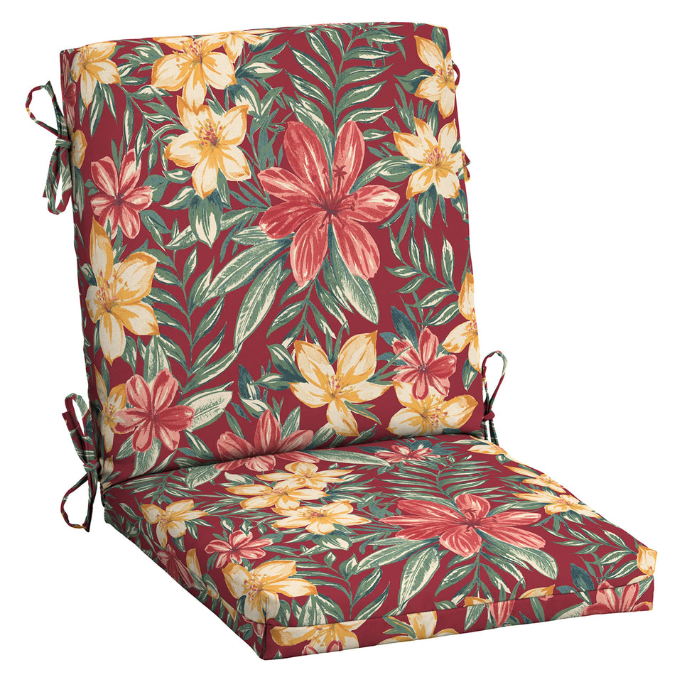 Arden Selections Ruby Clarissa fabric close-up showing fade-resistant outdoor material