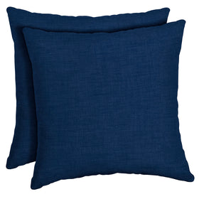 Arden Selections outdoor toss pillow in sapphire blue fabric for vibrant patio decor