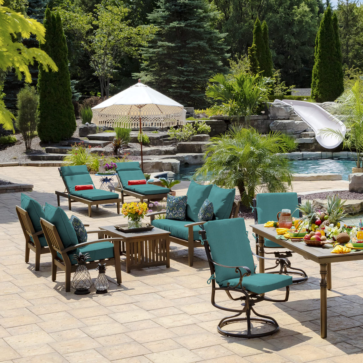 Arden Selections eco-friendly polyfill made from recycled bottles for outdoor comfort