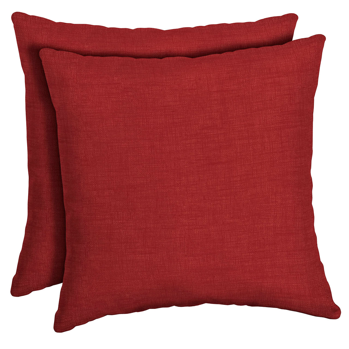 Arden Selections outdoor toss pillow in ruby red 16x16 adds vibrant color to patio seating