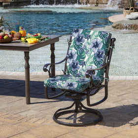 Arden Selections Salome Tropical cushion back view showing full seating support.