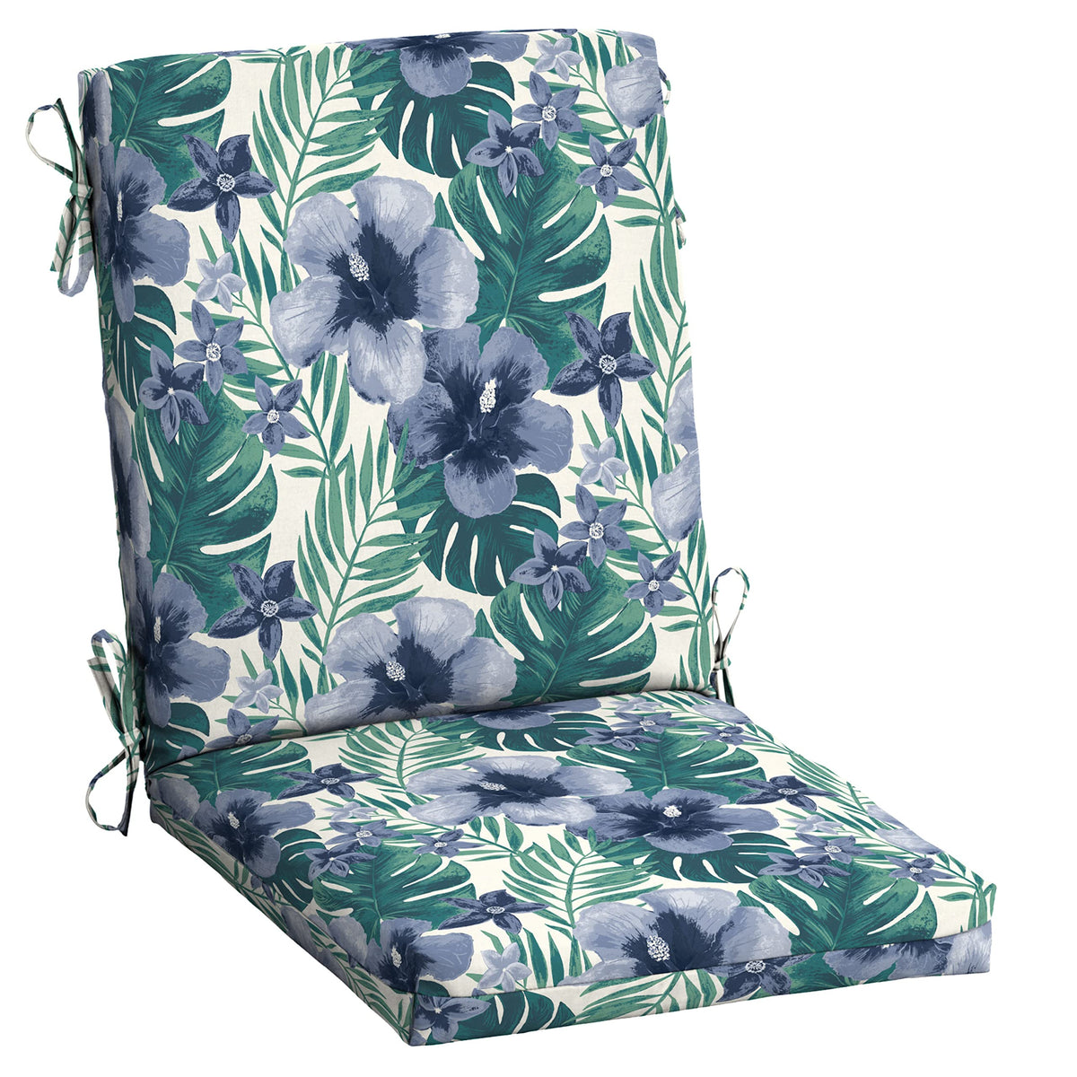 Arden Selections Salome Tropical cushion front view in fade-resistant outdoor fabric.