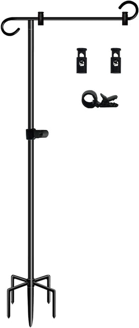 Ardier 50-inch flag stand with base assembly for quick setup in your yard.