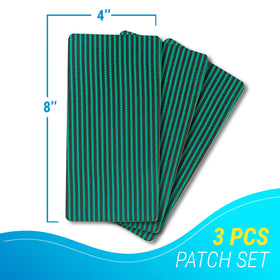 ARDILA VEELA peel-and-stick patch applies easily to damaged area.