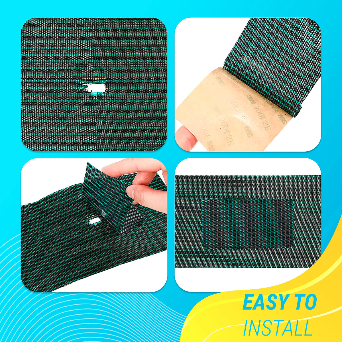 ARDILA VEELA patch reinforcing wide sections of vinyl for reduced replacement needs