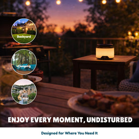 Ardito two cartridges provide up to two weeks of protection during outdoor meals.
